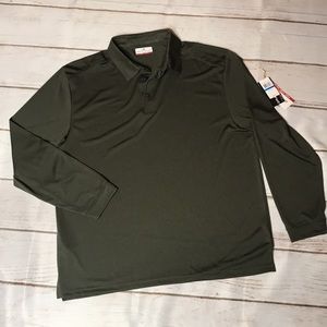 Grand Slam Long Sleeved Golf ShirtDark Olive W/ Sun Protection NEW Men’s Size XL